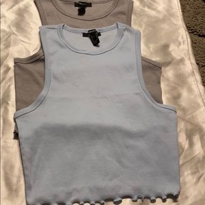 2 for 1 Muscle tee with lettuce hem